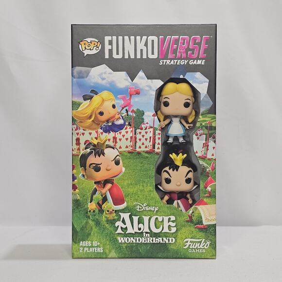 Funkoverse  Alice In Wonderland  Strategy Game 2 Pack Funko Games NWT - Picture 1 of 9